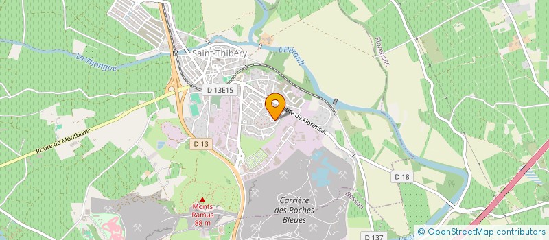 localisation de l'entreprise MONSIEUR PASCAL LOPEZ à SAINT-THIBERY