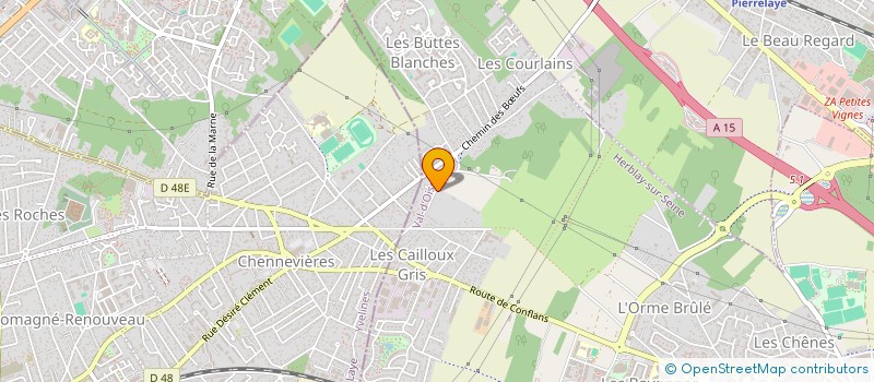 localisation de l'entreprise MONSIEUR PASCAL LOROT  HERBLAY-SUR-SEINE