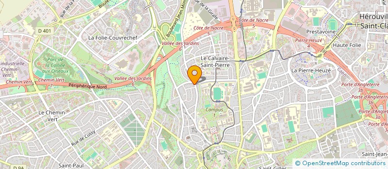 localisation de l'entreprise MONSIEUR PASCAL LOUAIL à CAEN