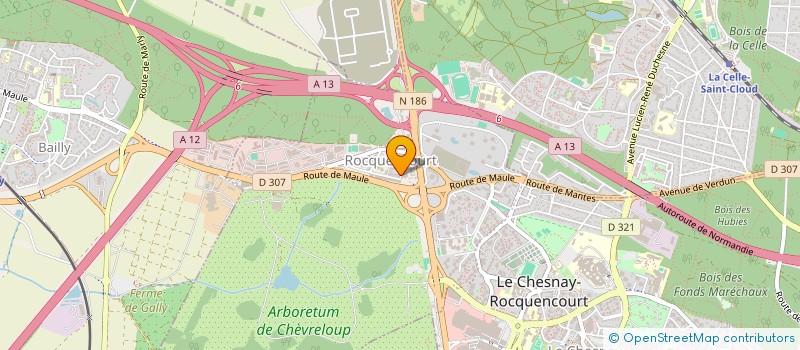 localisation de l'entreprise MONSIEUR PASCAL LOUBERE-CLAVERIE à LE CHESNAY-ROCQUENCOURT