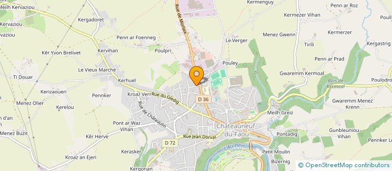 localisation de l'entreprise MONSIEUR PASCAL LOUBOUTIN à CHATEAUNEUF-DU-FAOU