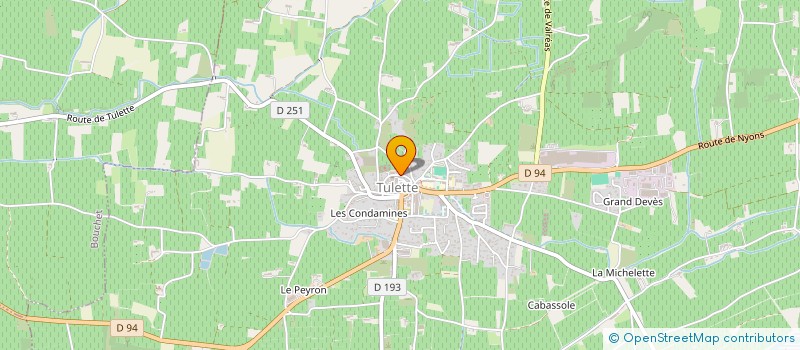 localisation de l'entreprise MONSIEUR PASCAL LOUET à TULETTE