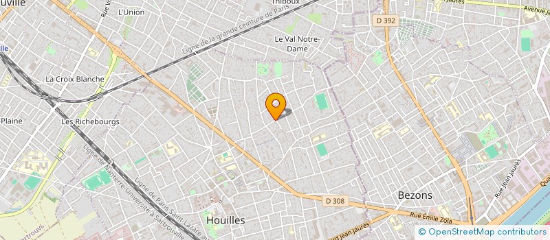 localisation de l'entreprise MONSIEUR PASCAL LOUIS à HOUILLES