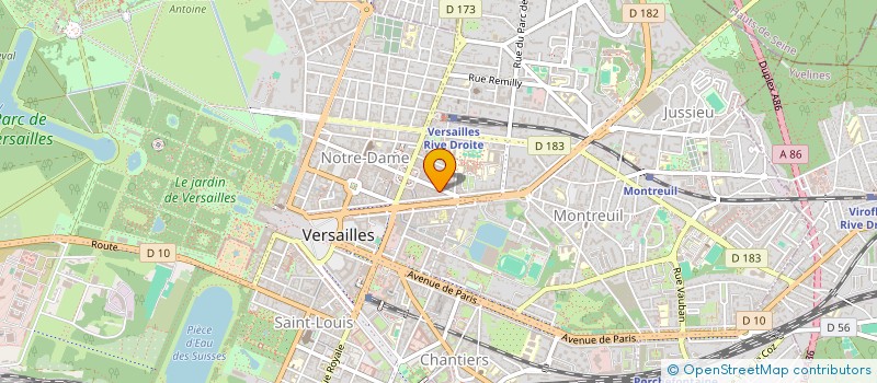 localisation de l'entreprise MONSIEUR PASCAL LOUIS MONTEL à VERSAILLES