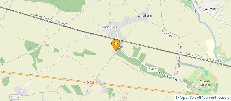 localisation de l'entreprise MONSIEUR PASCAL LOUVEAU  MANDRES