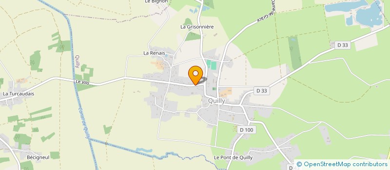 localisation de l'entreprise MONSIEUR PASCAL LOYER  QUILLY