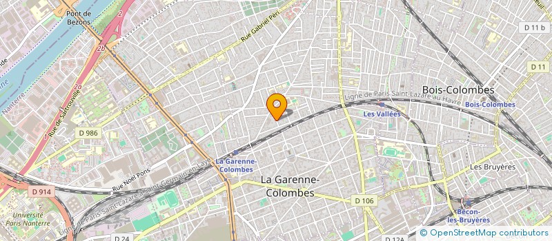 localisation de l'entreprise MONSIEUR PASCAL LUBAN à COLOMBES