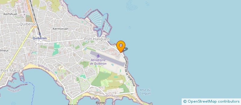 localisation de l'entreprise MONSIEUR PASCAL LUCAS  QUIBERON