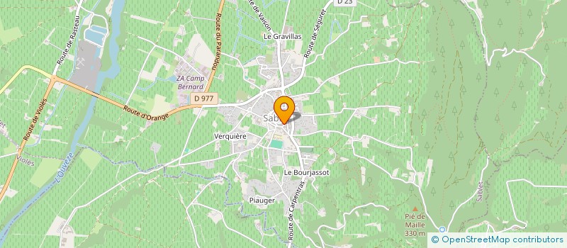 localisation de l'entreprise MONSIEUR PASCAL LUCIANI à SABLET