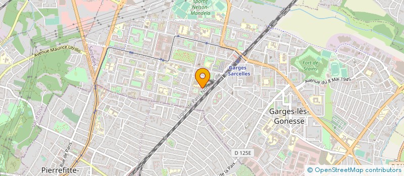 localisation de l'entreprise MONSIEUR PASCAL LUMBROSO  SARCELLES