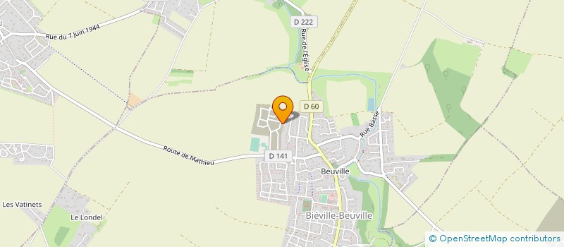localisation de l'entreprise MONSIEUR PASCAL LUNEL  BIEVILLE-BEUVILLE