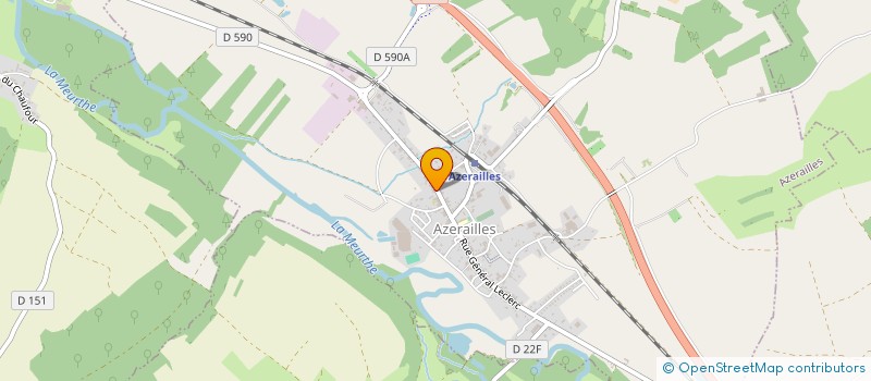 localisation de l'entreprise MONSIEUR PASCAL LUX  AZERAILLES