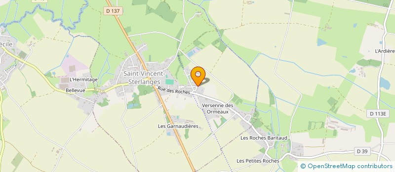localisation de l'entreprise MONSIEUR PASCAL MACE à SAINT-VINCENT-STERLANGES