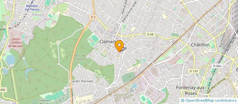 localisation de l'entreprise MONSIEUR PASCAL MACQUET à CLAMART