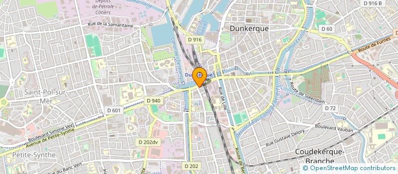 localisation de l'entreprise MONSIEUR PASCAL MAEKELBERGUE à DUNKERQUE