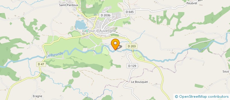 localisation de l'entreprise MONSIEUR PASCAL MAGINI à LA TOUR D'AUVERGNE