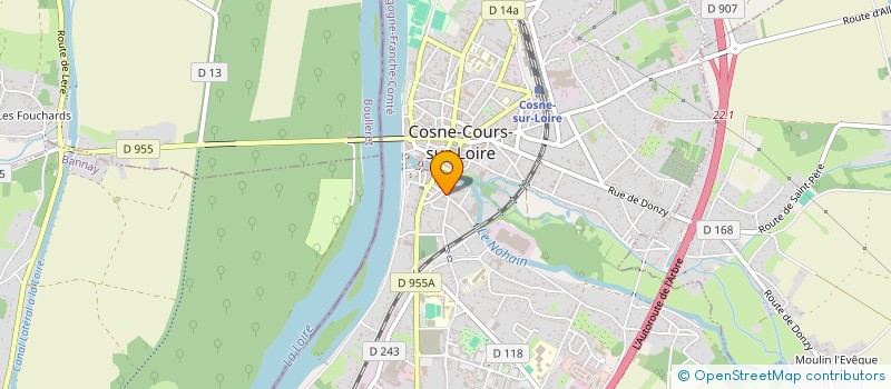 localisation de l'entreprise MONSIEUR PASCAL MAGNAUD à COSNE-COURS-SUR-LOIRE