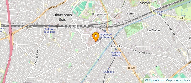 localisation de l'entreprise MONSIEUR PASCAL MAGNIN à AULNAY-SOUS-BOIS