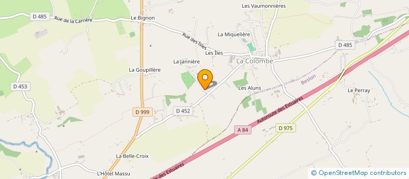 localisation de l'entreprise MONSIEUR PASCAL MAHIER  LA COLOMBE