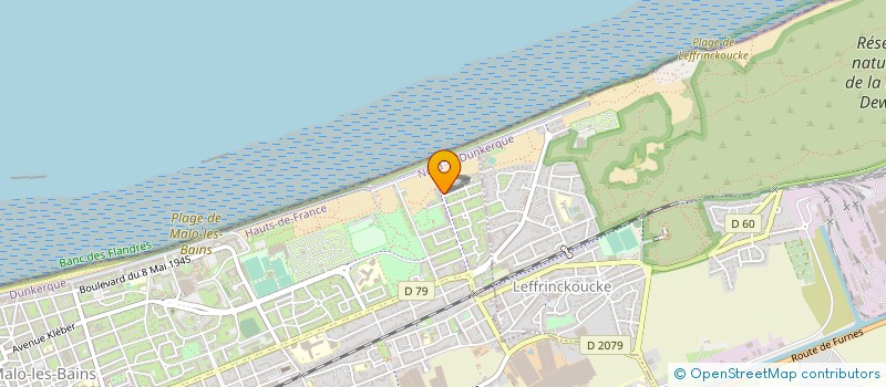 localisation de l'entreprise MONSIEUR PASCAL MAHIEUX à DUNKERQUE