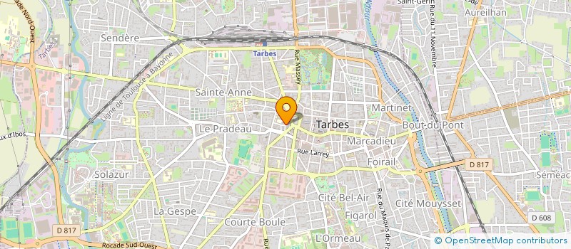 localisation de l'entreprise MONSIEUR PASCAL MAILHE  TARBES