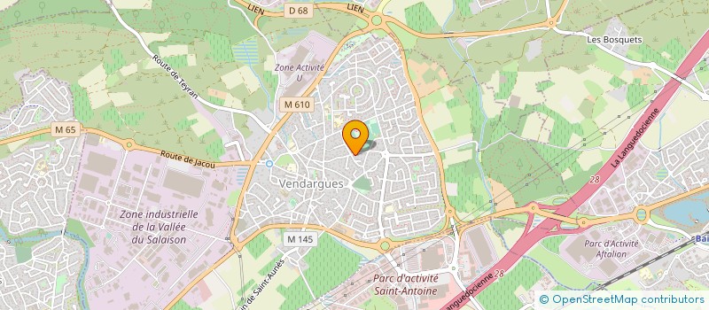 localisation de l'entreprise MONSIEUR PASCAL MAILLARD à VENDARGUES