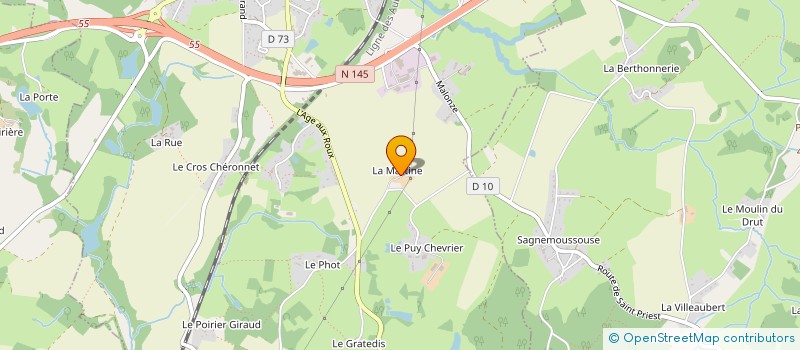 localisation de l'entreprise MONSIEUR PASCAL MAILLARD à LA SOUTERRAINE