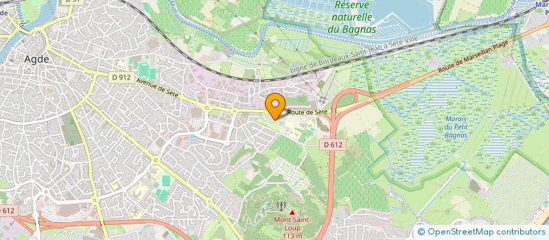 localisation de l'entreprise MONSIEUR PASCAL MAILLET à AGDE