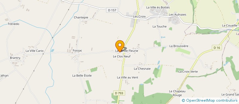 localisation de l'entreprise MONSIEUR PASCAL MAINGUY  FORGES DE LANOUEE