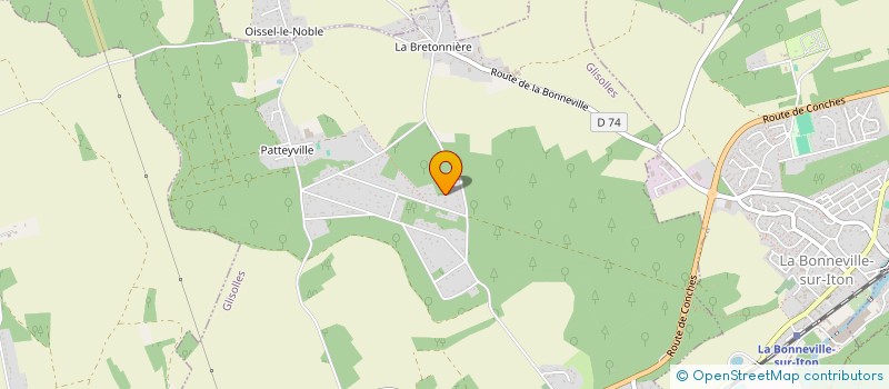 localisation de l'entreprise MONSIEUR PASCAL MAIRESSE  GLISOLLES