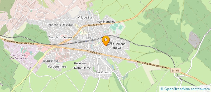 localisation de l'entreprise MONSIEUR PASCAL MAIROT  VALDAHON