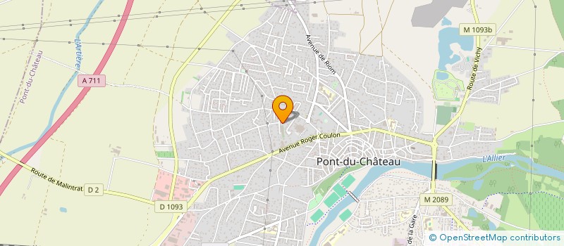 localisation de l'entreprise MONSIEUR PASCAL MAISON  PONT-DU-CHATEAU