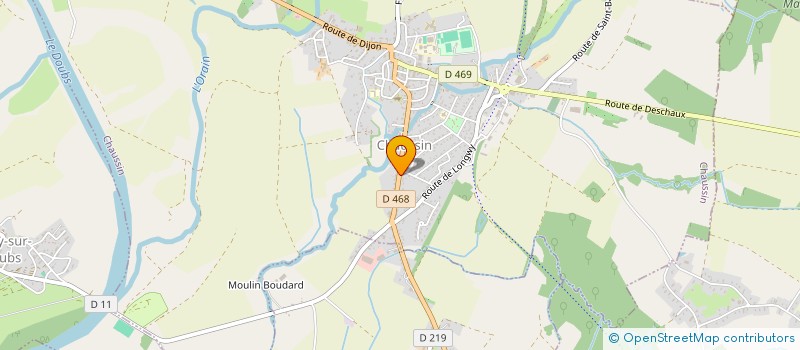 localisation de l'entreprise MONSIEUR PASCAL MAITRE  CHAUSSIN