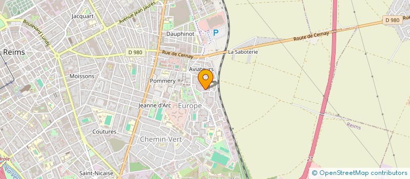 localisation de l'entreprise MONSIEUR PASCAL MALAISE à REIMS