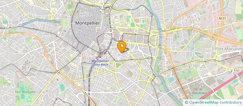 localisation de l'entreprise MONSIEUR PASCAL MALARET à MONTPELLIER