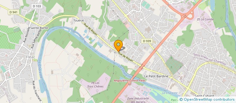 localisation de l'entreprise MONSIEUR PASCAL MALHAIRE à SAINT-YRIEIX-SUR-CHARENTE