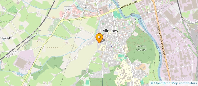 localisation de l'entreprise MONSIEUR PASCAL MALHERBE  ALLONNES