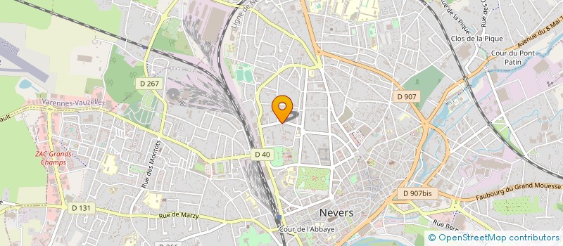 localisation de l'entreprise MONSIEUR PASCAL MALLARD à NEVERS