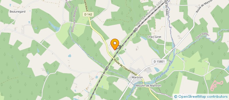 localisation de l'entreprise MONSIEUR PASCAL MALLET  BORESSE-ET-MARTRON