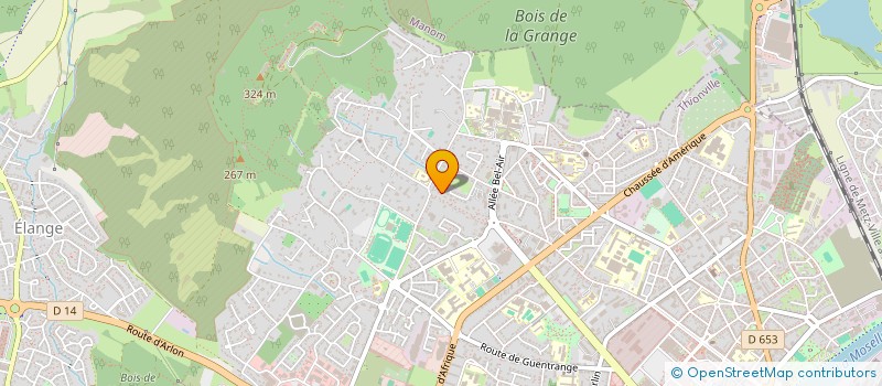 localisation de l'entreprise MONSIEUR PASCAL MALLET  THIONVILLE