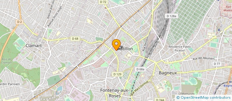 localisation de l'entreprise MONSIEUR PASCAL MALVILLE à CHATILLON