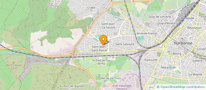 localisation de l'entreprise MONSIEUR PASCAL MAMPEL à NARBONNE