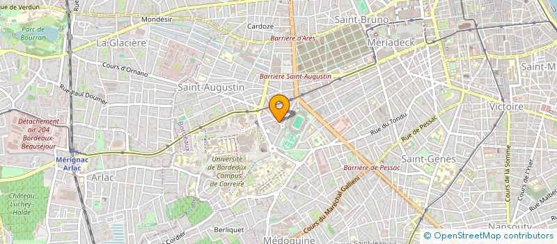 localisation de l'entreprise MONSIEUR PASCAL MANCHOT  BORDEAUX