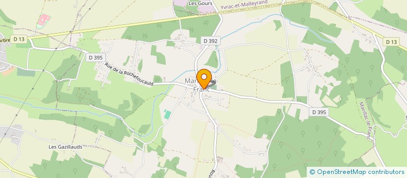 localisation de l'entreprise MONSIEUR PASCAL MANDAVY  MARILLAC-LE-FRANC