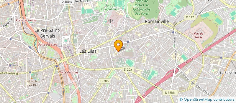 localisation de l'entreprise MONSIEUR PASCAL MANGANARO à LES LILAS