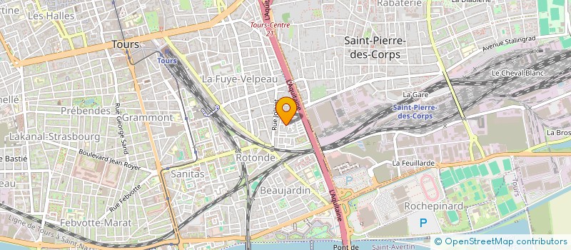 localisation de l'entreprise MONSIEUR PASCAL MARAIS  TOURS