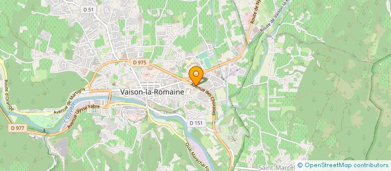 localisation de l'entreprise MONSIEUR PASCAL MARCELIN à VAISON-LA-ROMAINE