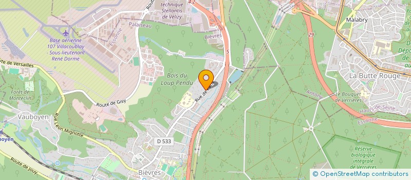 localisation de l'entreprise MONSIEUR PASCAL MARCELLIN  BIEVRES