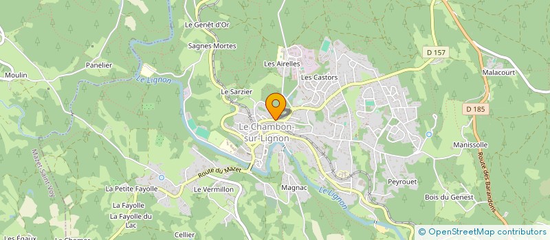 localisation de l'entreprise MONSIEUR PASCAL MARCHAIS  LE CHAMBON-SUR-LIGNON