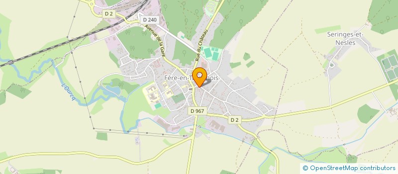 localisation de l'entreprise MONSIEUR PASCAL MARCHAND  FERE-EN-TARDENOIS